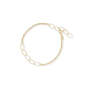 W.KRUK Bransoleta srebrna złocona