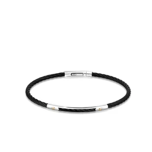 W.KRUK Bransoleta stal i złoto