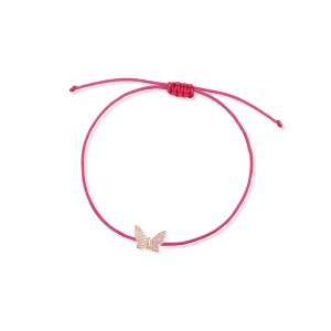 W.KRUK Bransoleta sznurkowa złota Lollipop