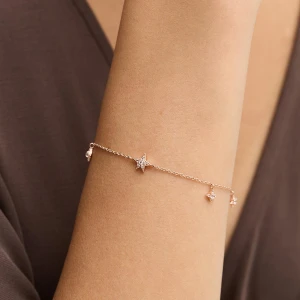 W.KRUK Bransoleta złota Follow