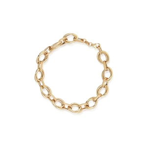 W.KRUK Bransoleta złota kółka