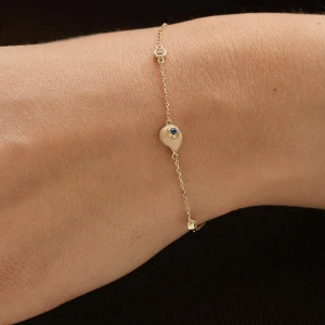 W.KRUK Bransoleta złota Kwiaty Nocy Bratki