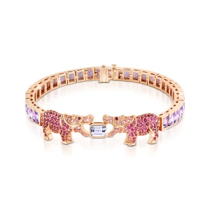 W.KRUK Bransoleta złota Lunapark