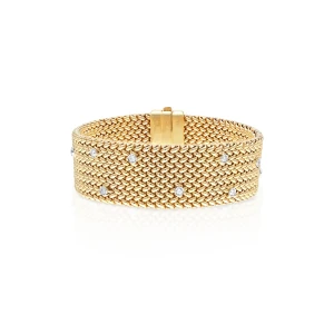 W.KRUK Bransoleta złota z brylantami