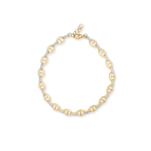 W.KRUK Bransoleta złota z brylantami