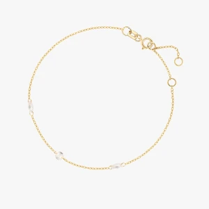 W.KRUK Bransoleta złota z cyrkoniami