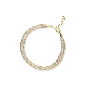 W.KRUK Bransoleta złota z cyrkoniami