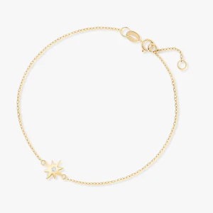 W.KRUK Bransoleta złota z gwiazdką