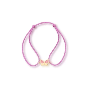 W.KRUK Bransoleta złota z motylkiem