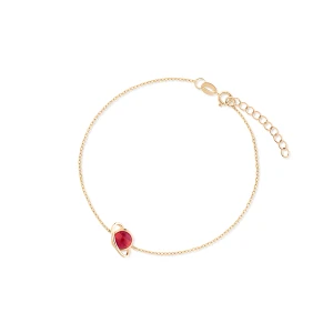 W.KRUK Bransoleta złota z motywem planety