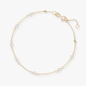 W.KRUK Bransoleta złota z perłami