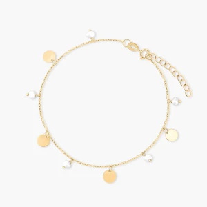 W.KRUK Bransoleta złota z perłami