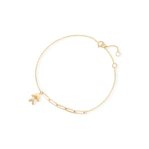 W.KRUK Bransoleta złota z pierniczkiem Holy