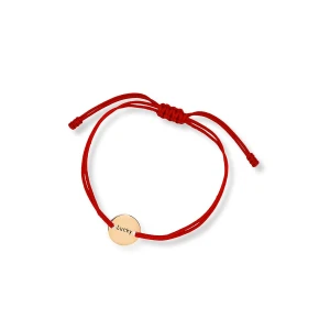 W.KRUK - Bransoletka czerwony sznurek Lucky