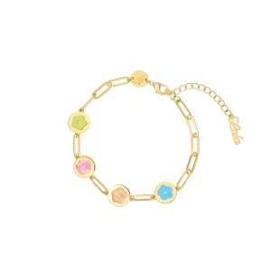 W.KRUK - Bransoletka Gold Daisy Flowers PICKY PICA