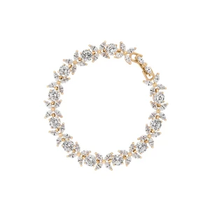 W.KRUK Bransoleta mosiężna z cyrkoniami