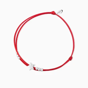 W.KRUK - Bransoletka na czerwonym sznurku