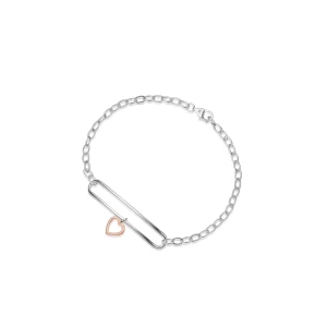 W.KRUK - Bransoletka srebrna Czułość