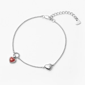 W.KRUK Bransoleta srebrna Czułość