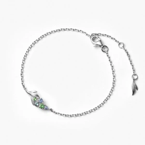 W.KRUK Bransoleta srebrna KOI