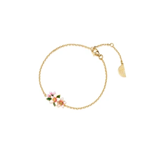 W.KRUK Bransoleta srebrna Kwiaty Nocy Cytrusy