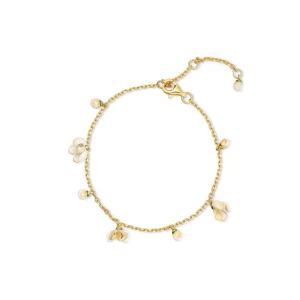 W.KRUK - Bransoletka srebrna Kwiaty Nocy Konwalia