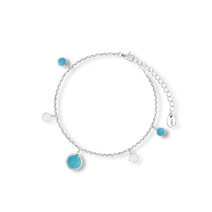 W.KRUK Bransoletka srebrna Laguna