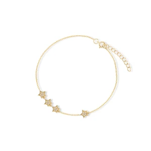 W.KRUK Bransoleta srebrna Little Star