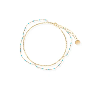 W.KRUK - Bransoletka srebrna na nogę