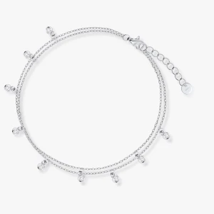 W.KRUK Bransoleta srebrna na nogę