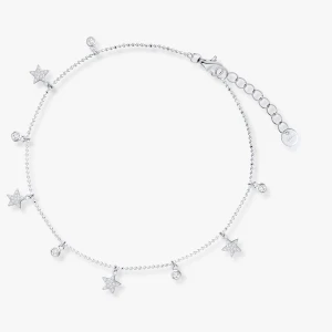 W.KRUK - Bransoletka srebrna na nogę