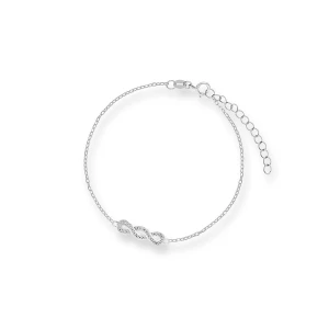 W.KRUK - Bransoletka srebrna nieskończoność z cyrkoniami