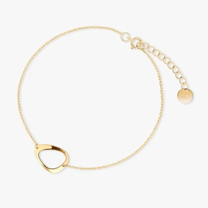 W.KRUK - Bransoletka srebrna pozłacana