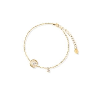 W.KRUK - Bransoletka srebrna pozłacana