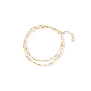 W.KRUK Bransoleta srebrna pozłacana