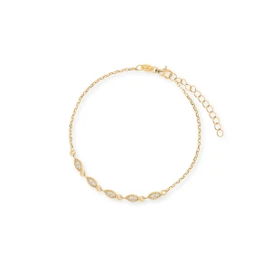 W.KRUK Bransoleta srebrna pozłacana