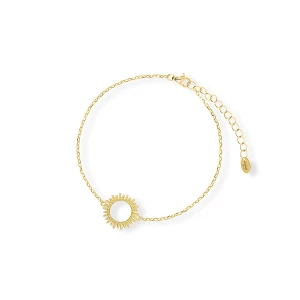 W.KRUK Bransoleta srebrna pozłacana