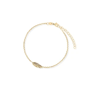 W.KRUK Bransoletka srebrna pozłacana boho