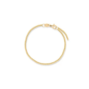 W.KRUK - Bransoletka srebrna pozłacana na nogę