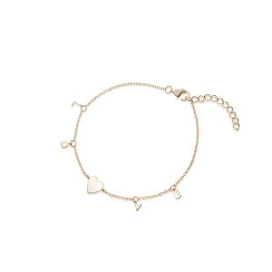 W.KRUK - Bransoletka srebrna pozłacana W.KRUK