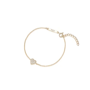 W.KRUK Bransoletka srebrna pozłacana W.KRUK