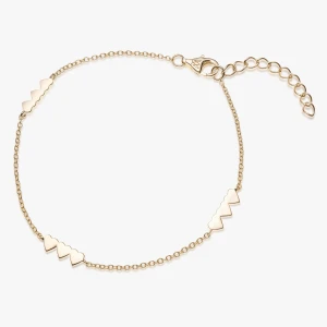 W.KRUK Bransoletka srebrna pozłacana W.KRUK