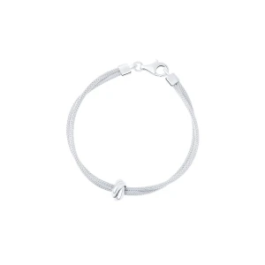 W.KRUK Bransoleta srebrna węzeł