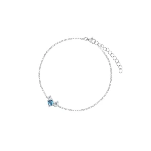 W.KRUK - Bransoletka srebrna z cyrkoniami