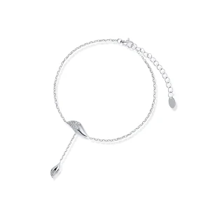 W.KRUK - Bransoletka srebrna z cyrkoniami