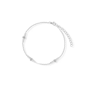 W.KRUK - Bransoletka srebrna z cyrkoniami