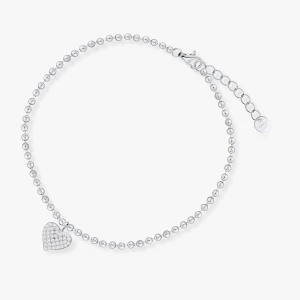 W.KRUK - Bransoletka srebrna z cyrkoniami