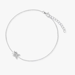 W.KRUK - Bransoletka srebrna z cyrkoniami