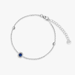 W.KRUK - Bransoletka srebrna z cyrkoniami