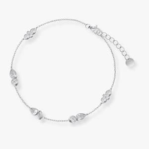 W.KRUK Bransoleta srebrna z cyrkoniami